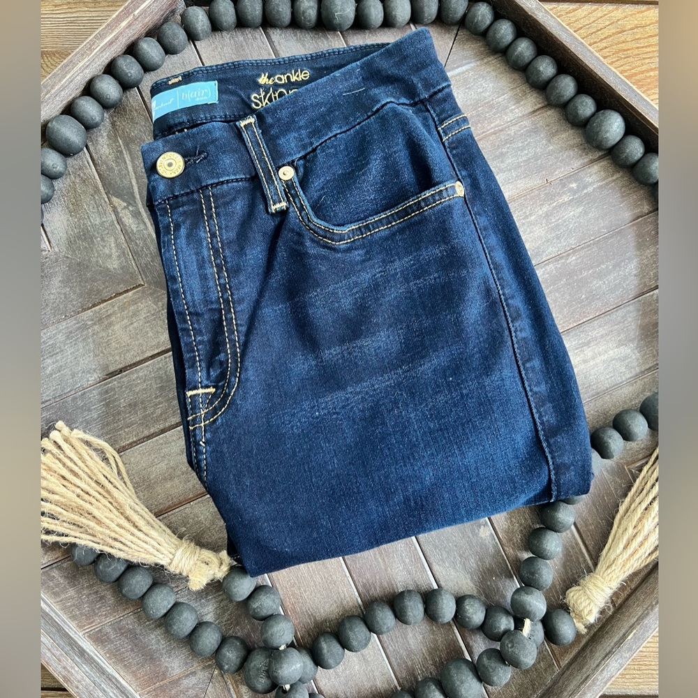 7 For All Mankind B(air) High Rise Raw Hem Skinny Jean